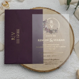Luxurious Gold edge Invitation for Quinceañera