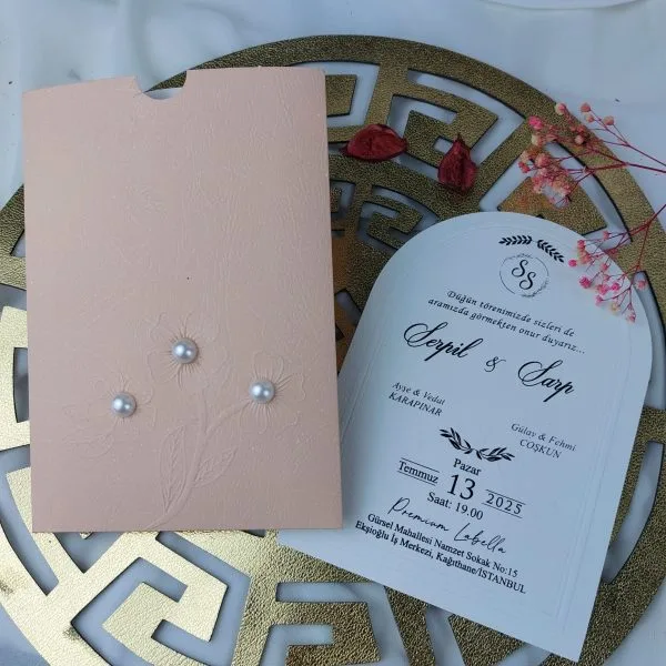 Custom invitation created for elegant invitation celebrations