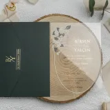 Custom Clear Acrylic Invitations for Elegant Weddings