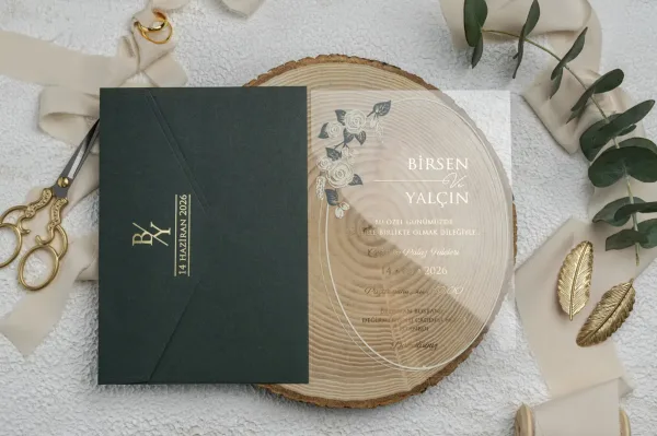 minimalist wax seal invitation card for sweet 16 with custom finish