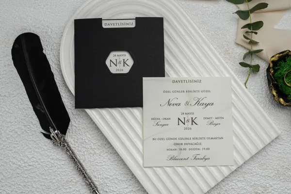 Custom elegant invitation created for quinceanera invitation celebrations