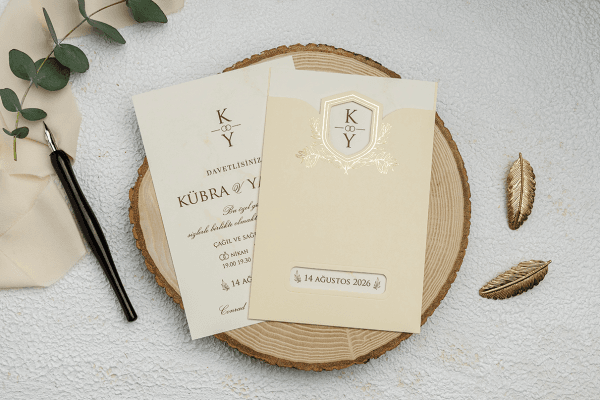 Custom invitation cards created for elegant invitation celebrations