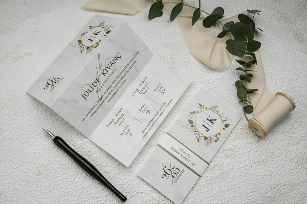 Custom invitation created for elegant invitation celebrations
