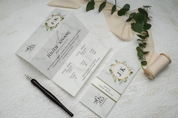 Custom invitation created for elegant invitation celebrations