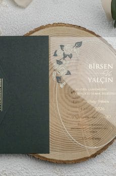 acrylic wedding invitations card and transparent quinceañera invitations with modern design