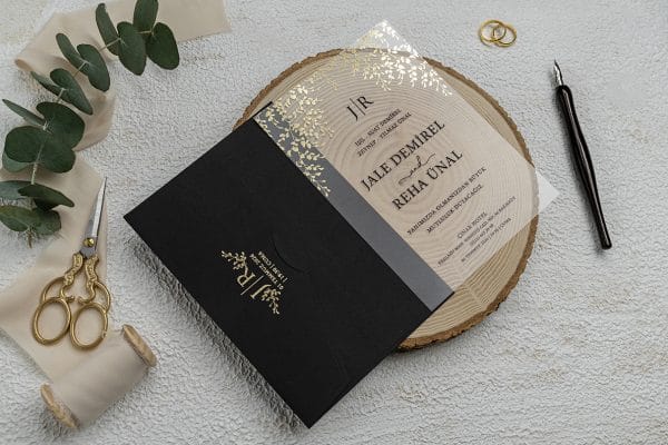 acrylic wedding invitations card and transparent quinceañera invitations with modern design