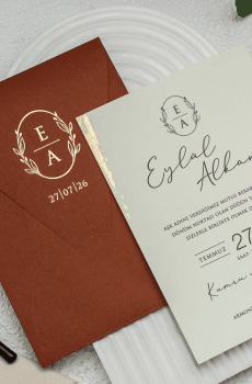 Burgundy & Red Elegant Invitations