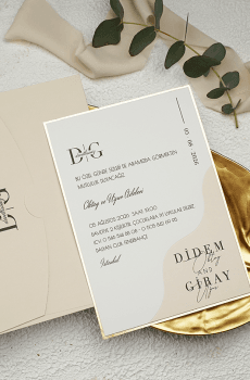 Modern Elegant Wedding Invitations Crafted For Stylish Couples