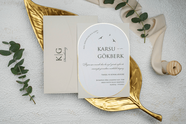 Custom wedding invitations created for wedding card celebrations