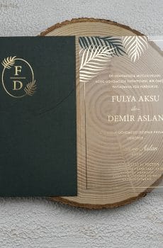 acrylic wedding invitations card and transparent quinceañera invitations with modern design