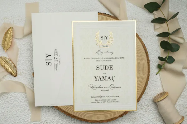 Custom wedding card created for quinceanera invitation celebrations