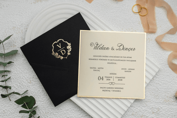 Custom birthday invitation created for wedding card celebrations