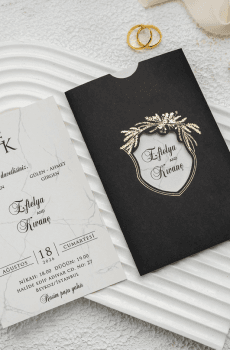 Custom Wedding Invitations With Elegant Detailing