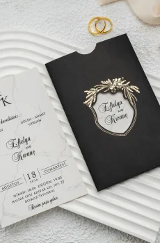 Custom Wedding Invitations With Elegant Detailing
