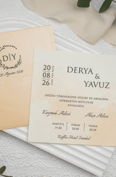 Stylish Wedding Invitation Cards For Chic Ceremonies
