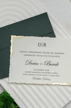 Elegant Wedding Invitations Card For Timeless Love Stories