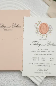 A Perfect Beginning Modern Wedding Invitation Sets
