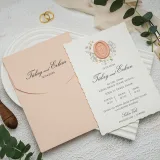 A Perfect Beginning Modern Wedding Invitation Sets - Image 2