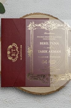 acrylic wedding invitations card and transparent quinceañera invitations with modern design