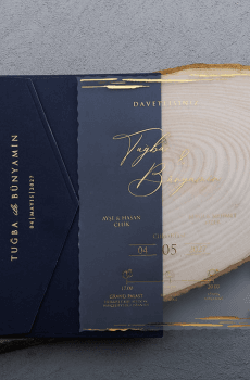 acrylic wedding invitations card and transparent quinceañera invitations with modern design