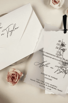 acrylic wedding invitations card and transparent quinceañera invitations with modern design