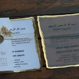 acrylic wedding invitations card and transparent quinceañera invitations with modern design