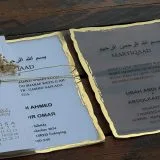 acrylic wedding invitations card and transparent quinceañera invitations with modern design