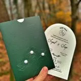 Elegant Wedding Invitation Card With Modern Typography - Image 3