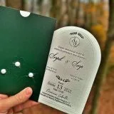 Elegant Wedding Invitation Card With Modern Typography - Image 2