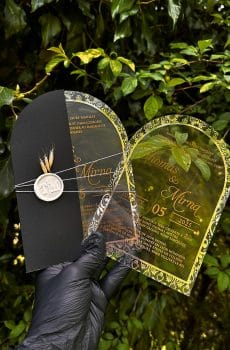 Luxurious Acrylic Invitation for Sweet 16