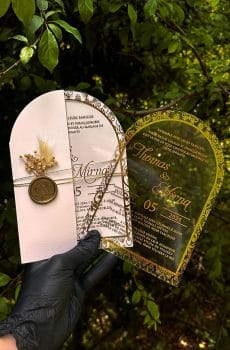 Modern Wax seal Invitation for Bridal shower