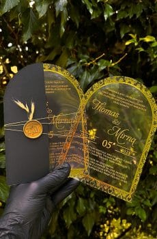 Personalized Frosted Invitation for Sweet 16