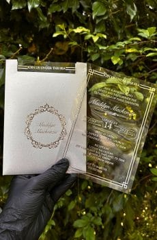 Chic Mirror Invitation for Birthday