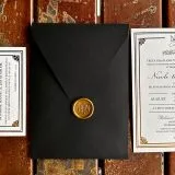Luxury Wedding Invitation Set With Envelope Included