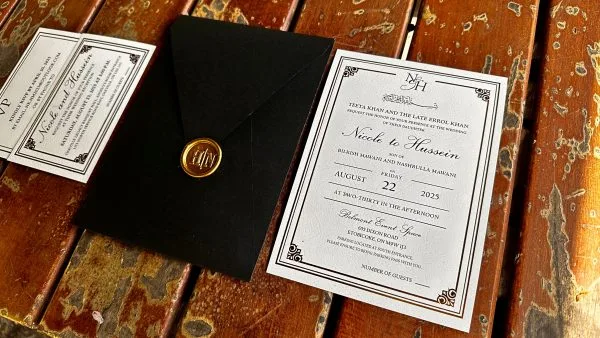 Custom invitation created for birthday cards celebrations