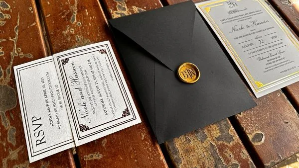 Custom wedding invitations created for birthday invitation celebrations