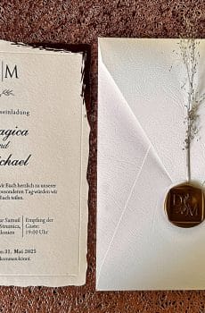 Custom Printed Wedding Invitation For Elegant Events