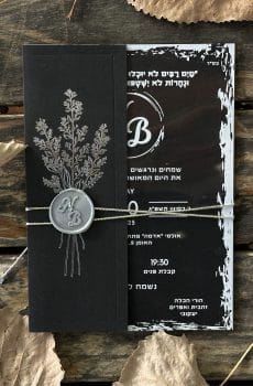 acrylic invitations with premium finish and modern layout