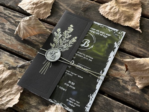 acrylic invitations with premium finish and modern layout