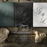 quinceañera invitations with premium finish and modern layout