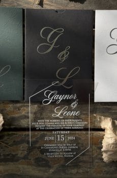 quinceañera invitations with premium finish and modern layout