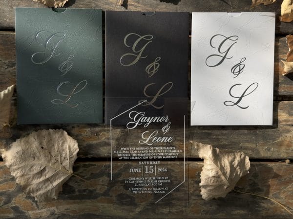 quinceañera invitations with premium finish and modern layout