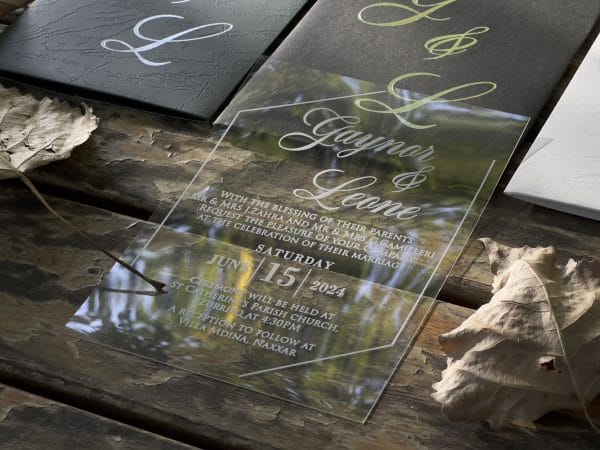 quinceañera invitations with premium finish and modern layout