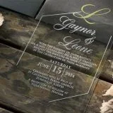 quinceañera invitations with premium finish and modern layout