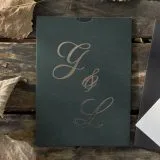 acrylic sweet 16 invitation with premium finish and modern layout