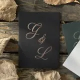acrylic invitations with premium finish and modern layout