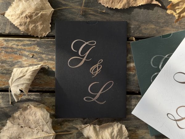 acrylic invitations with premium finish and modern layout