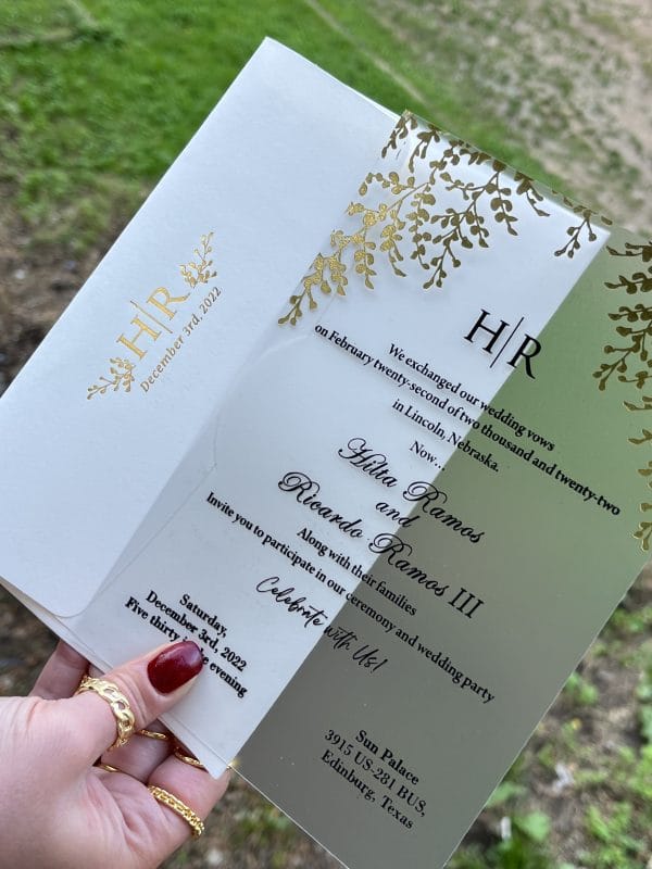 quinceañera invitations with premium finish and modern layout