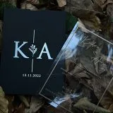 acrylic invitations with premium finish and modern layout