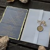 quinceañera invitations with premium finish and modern layout